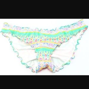 VS ruffled cheeky bikini bottoms