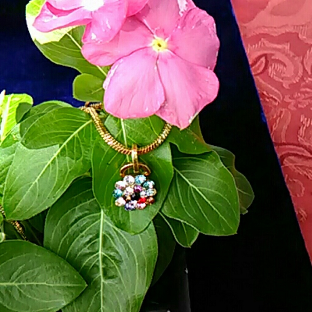 Borgia multi stone necklace