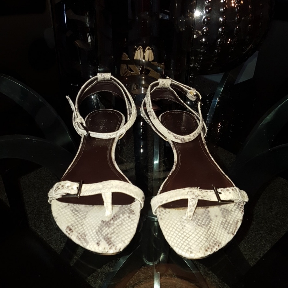 Sophie Max snakeskin sandals