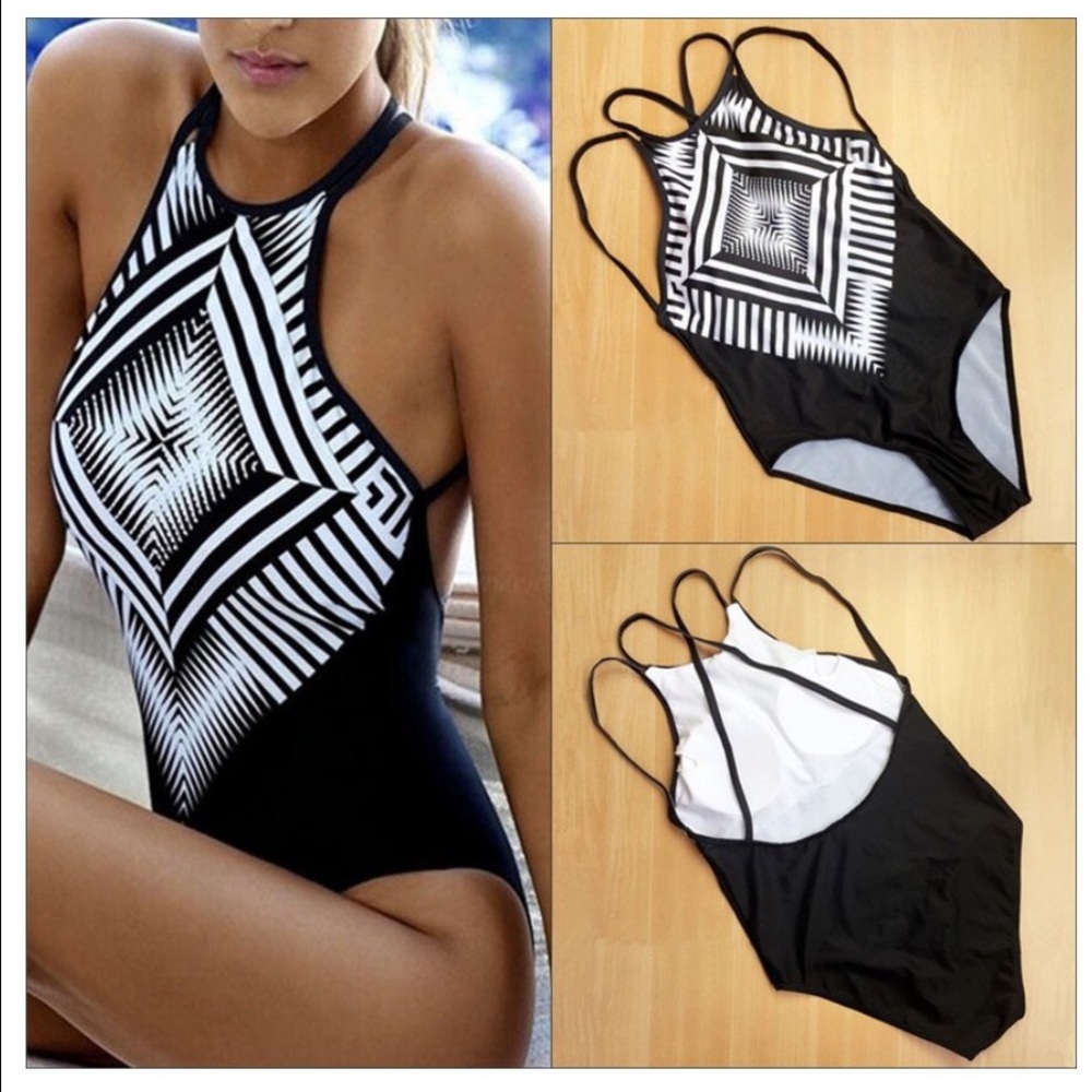 One piece Aztec Swimsuit, size small, never worn