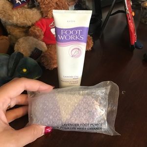 Lavender clay foot mask and foot pumice-Offers?