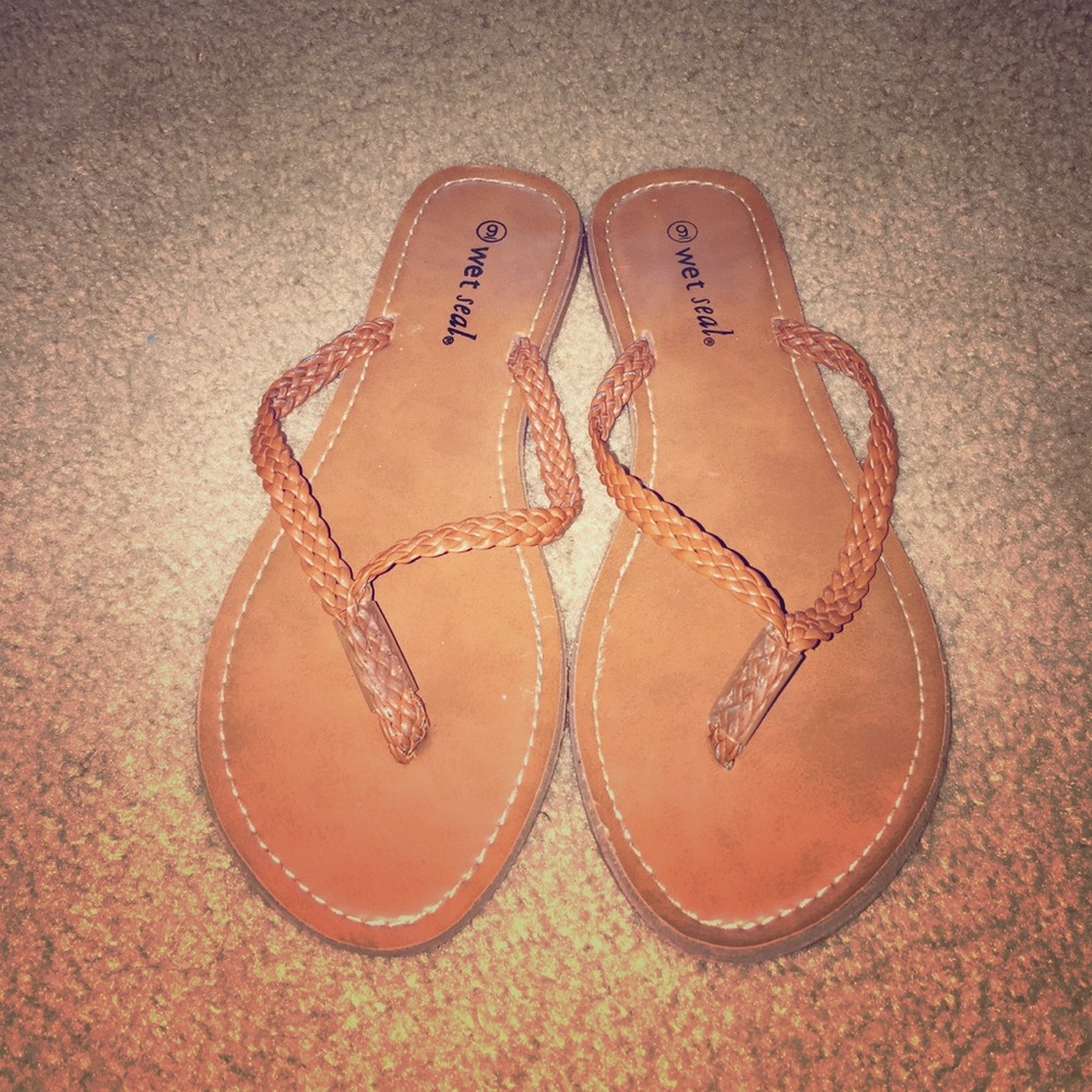 Brown Thong Sandals