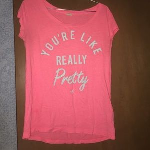 Hollister mean girls quote tee
