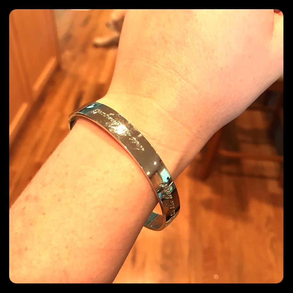 Kate Spade sterling silver wedding bangle