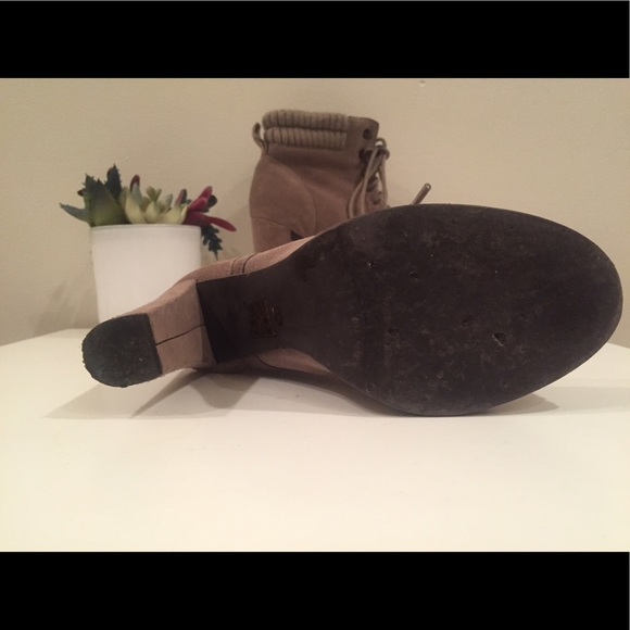 Free People Lace-Up Suede Booties - Picture 3 of 3