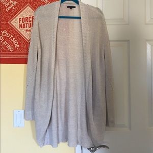 Thick knit oatmeal cardigan