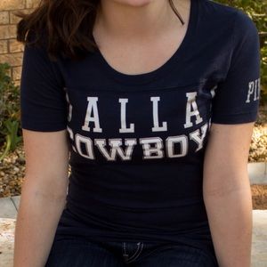 NFL Victoria's Secret PINK V-Neck T Shirt