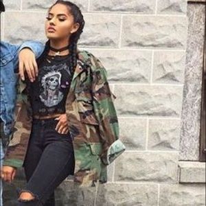 Vintage Oversized Army Jacket