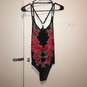 Two foral body suits or (can be used as lingerie)