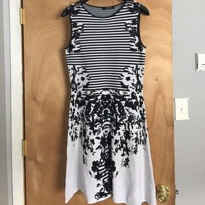 Black and white dress