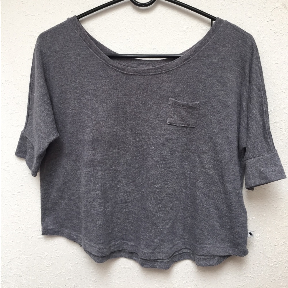 Gray Abercrombie sweater!