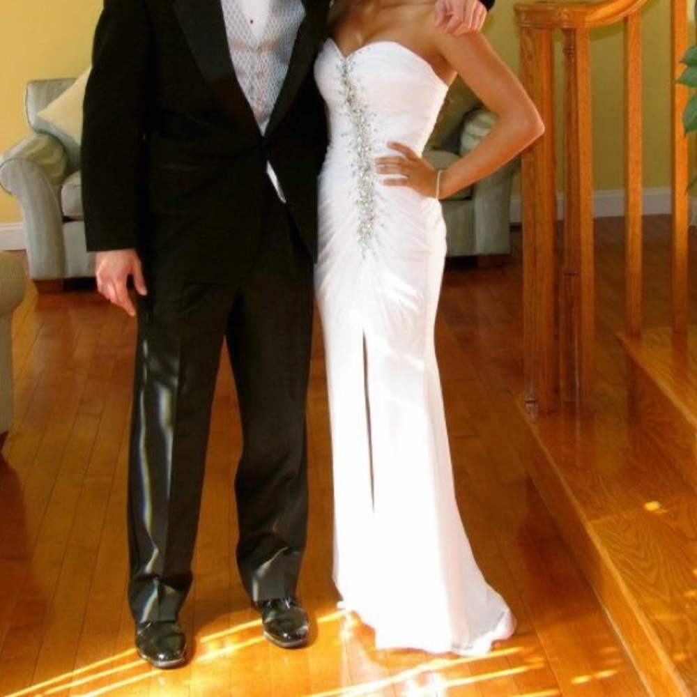WHITE gown