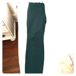 J. Crew Forest Green Minnie Pant. 00.