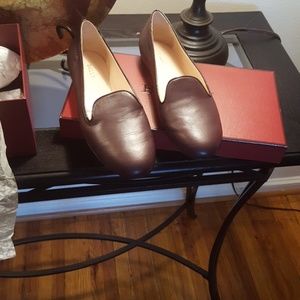 Brown flats made by Bally