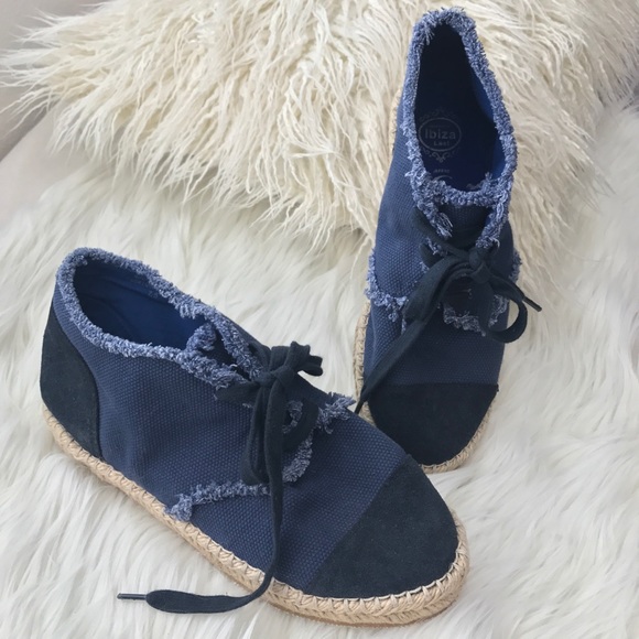 Jeffrey Campbell Shoes - Jeffery Campbell BRAND NEW blue ankle espadrilles