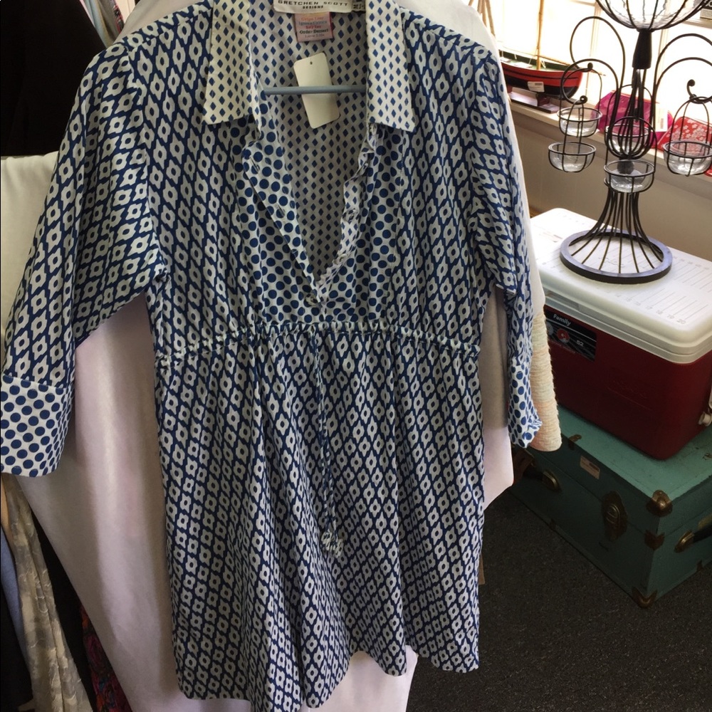 Gretchen Scott tie waist dress