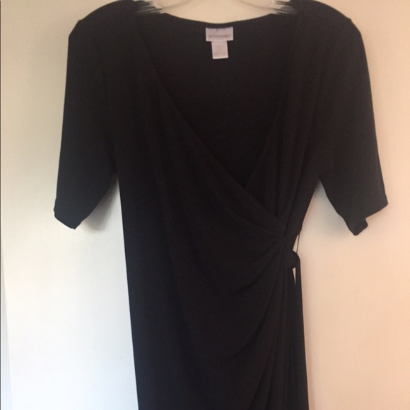 💋SOLD💋Motherhood Maternity Black Dress - Picture 1 of 5