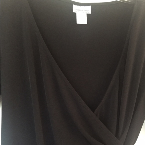 💋SOLD💋Motherhood Maternity Black Dress - Picture 3 of 5