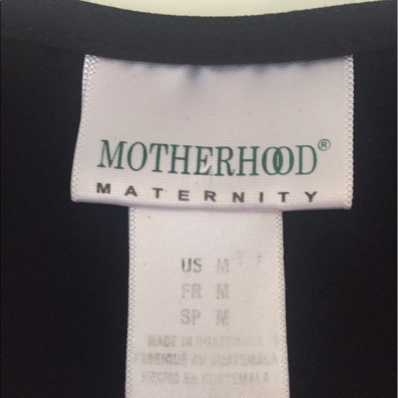 💋SOLD💋Motherhood Maternity Black Dress - Picture 4 of 5
