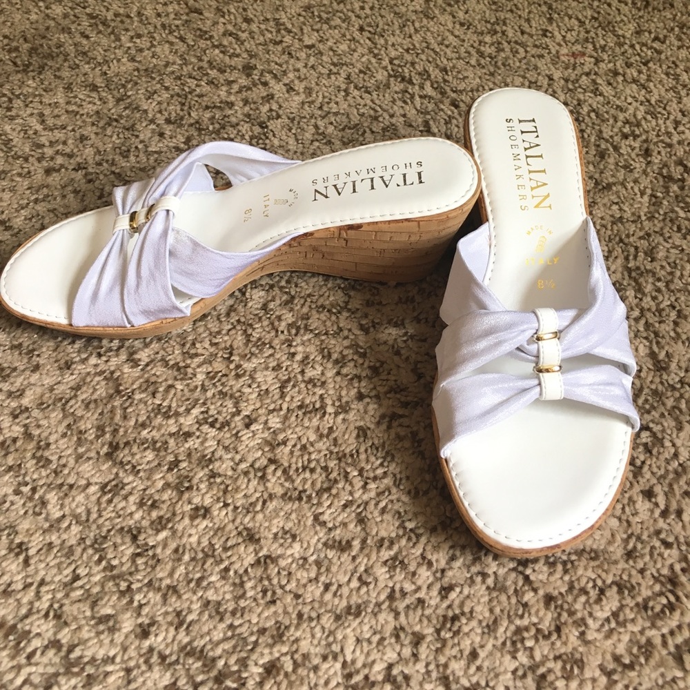 Italian Shoemakers wedge sandals