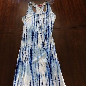 Flowy Blue Beach Dress