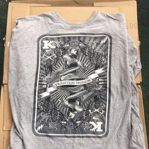 (2) Men's Nike Dri Fit LeBron James red & gray