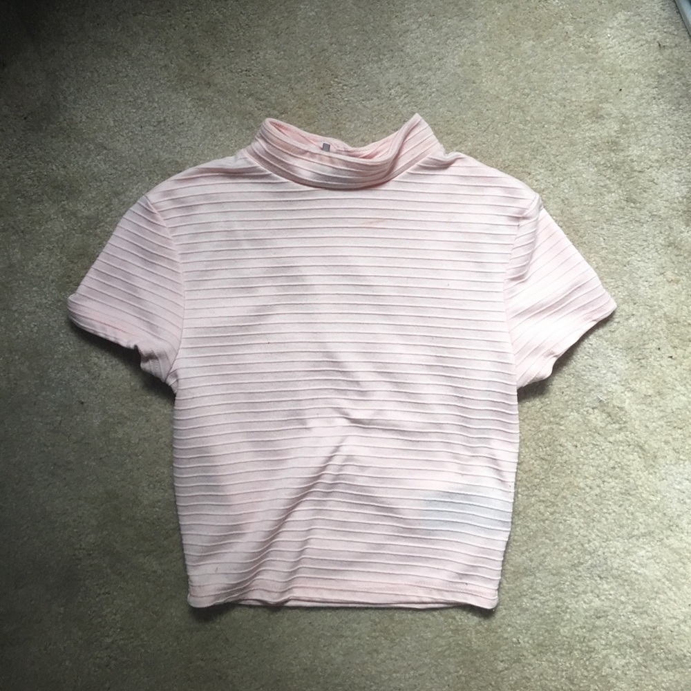 Turtleneck crop top