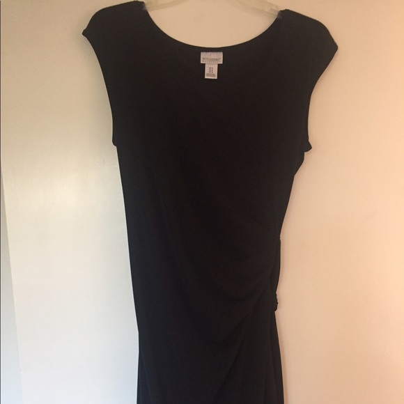 💋sold💋Motherhood Maternity Black Dress - Picture 1 of 4
