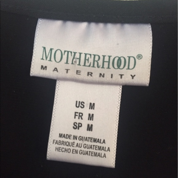 💋sold💋Motherhood Maternity Black Dress - Picture 3 of 4