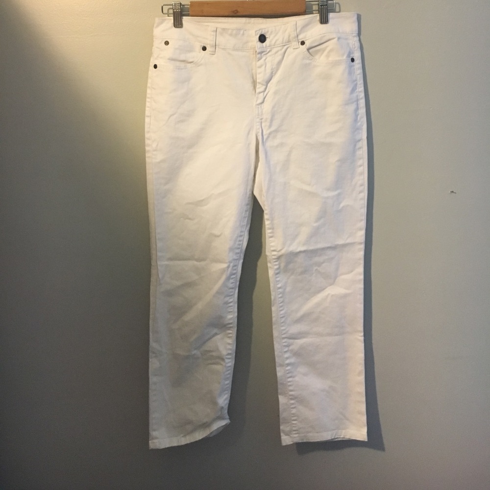 Talbots Heritage White Jeans