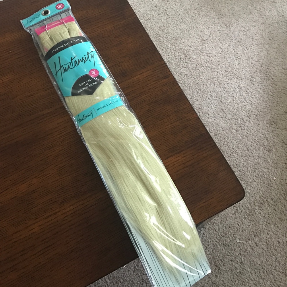 Blonde Hairtensity hair extensions