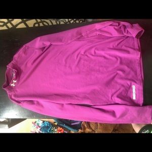 Purple Under Armour Cold Gear top