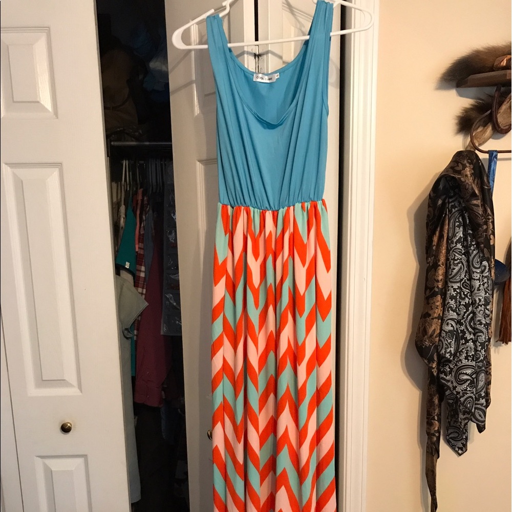 Three maxi dresses