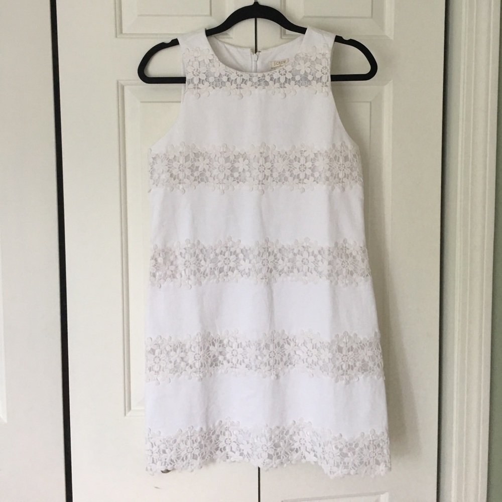 J. Crew Factory White summer dress