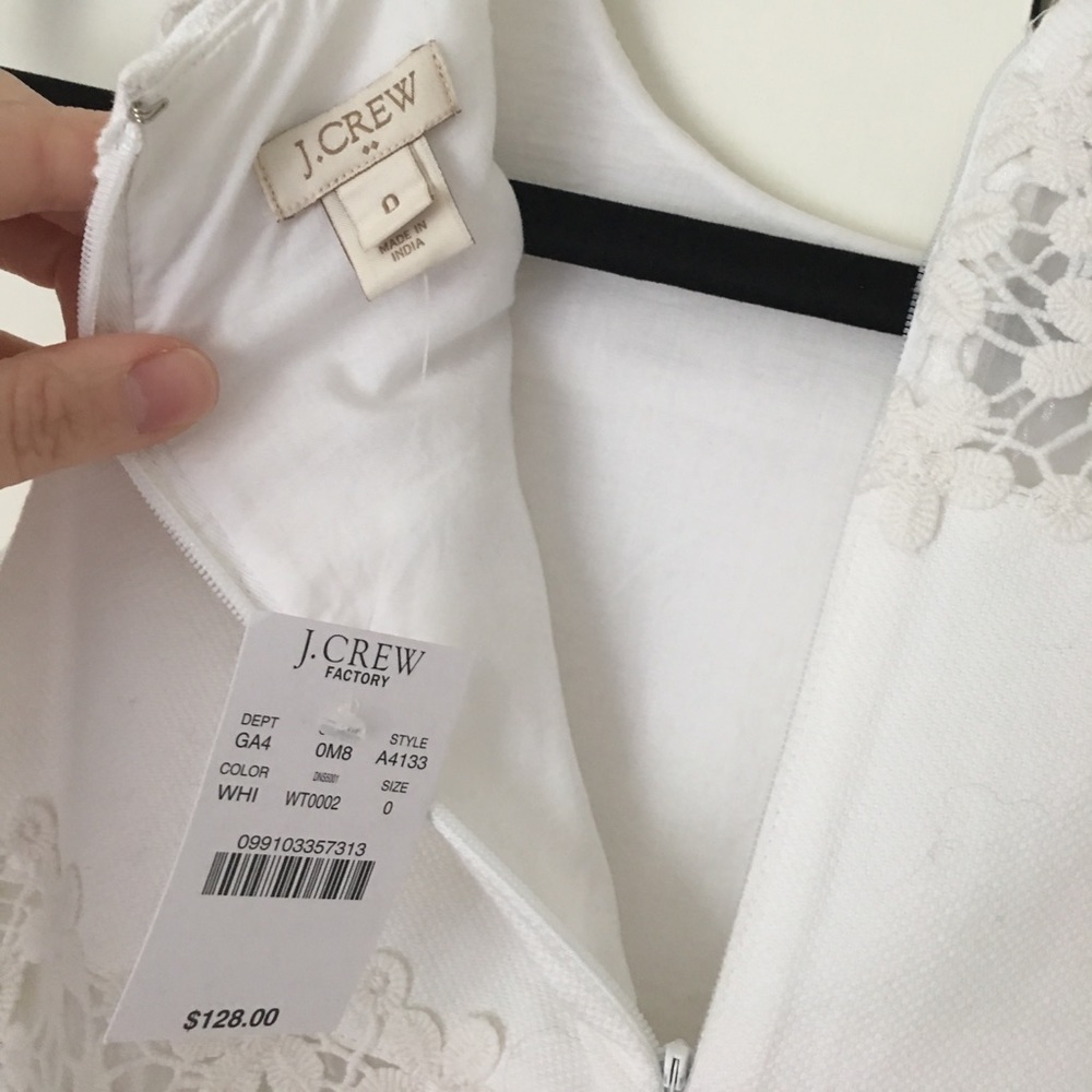 J. Crew Factory White summer dress - Picture 3 of 3