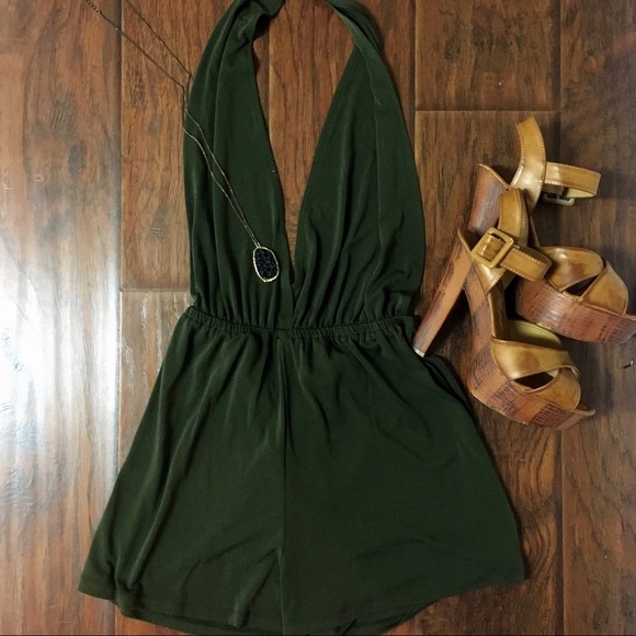 PacSun Other - Green PacSun Halter Romper