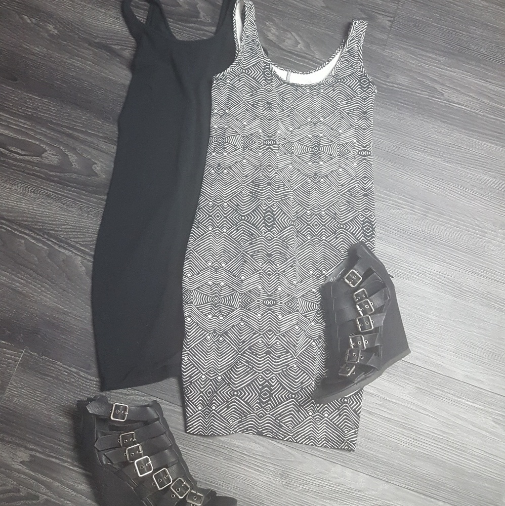 SOLD 2 fitted little summer tank dresses