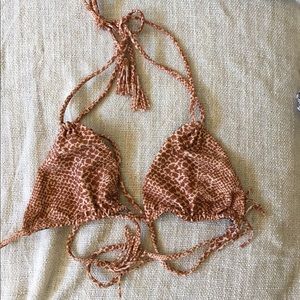 Acacia swimwear mud snake cannons top size P