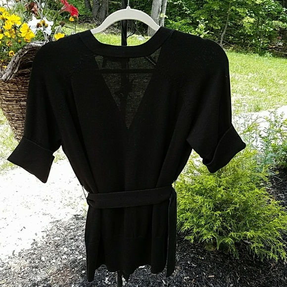 daisy fuentes Cardigan Sweater with belt - Picture 3 of 7