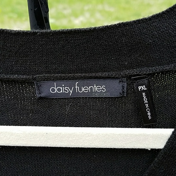 daisy fuentes Cardigan Sweater with belt - Picture 5 of 7