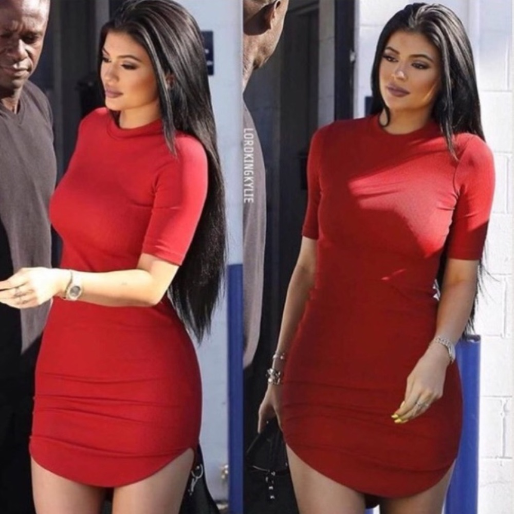 Kylie Jenner bodycon dress size Small BNWOT!