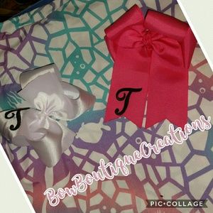 Monogram ot Inital Hair Bow Bundle