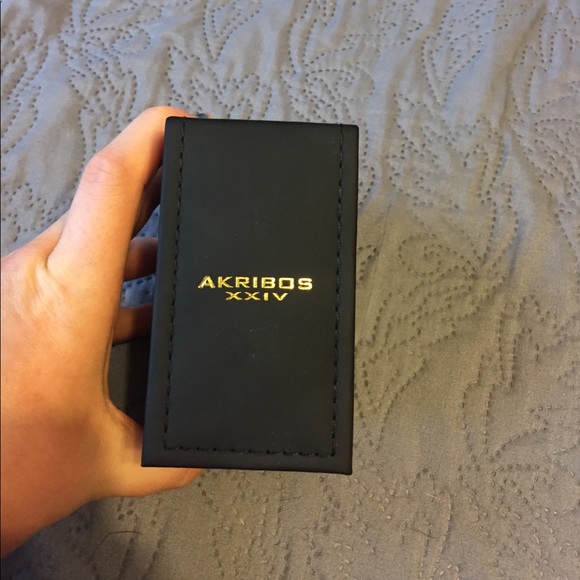 AKRIBOS XXIV Diamond Watch NIB