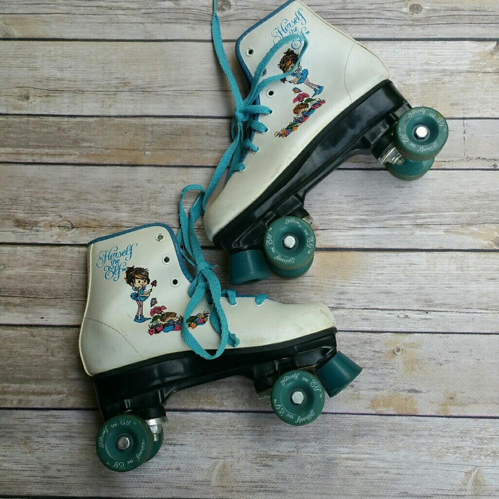 Vintage 70s 80s Herself the Elf Roller Skates Sz 2