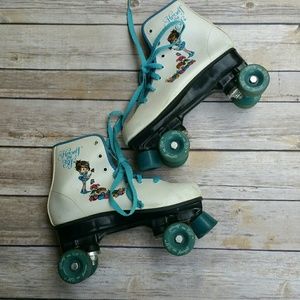 Vintage 70s 80s Herself the Elf Roller Skates Sz 2