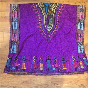 Purple Dashiki Cover up.🔮💜🚺