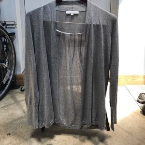 LOFT | Cardigan | Gray | L