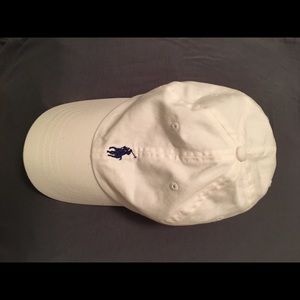 Ralph Lauren White polo hat