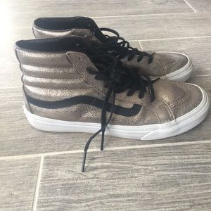 Black and Gold Vans