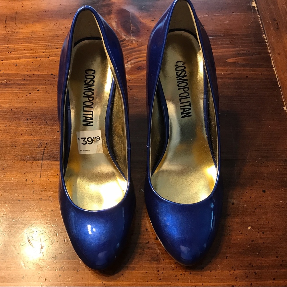 Cosmopolitan Electric Blue Pumps